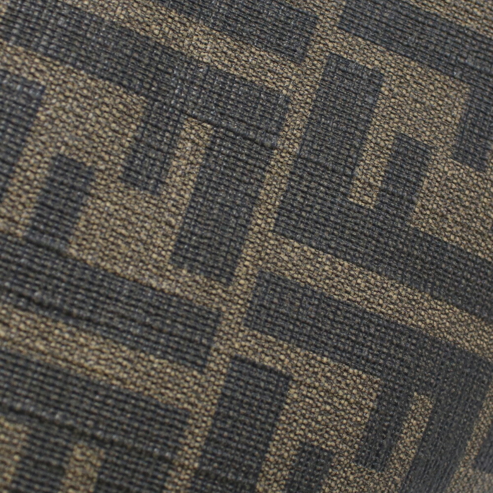 Fendi Monogram Shoulder Bag FF Brown